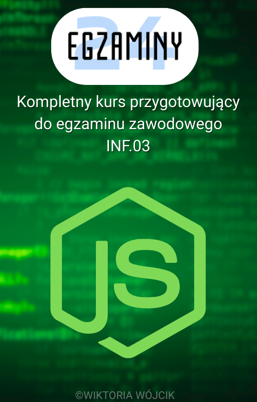 Najważniejsze skrypty JavaScript, by zdać egzamin INF.03 - E-Book